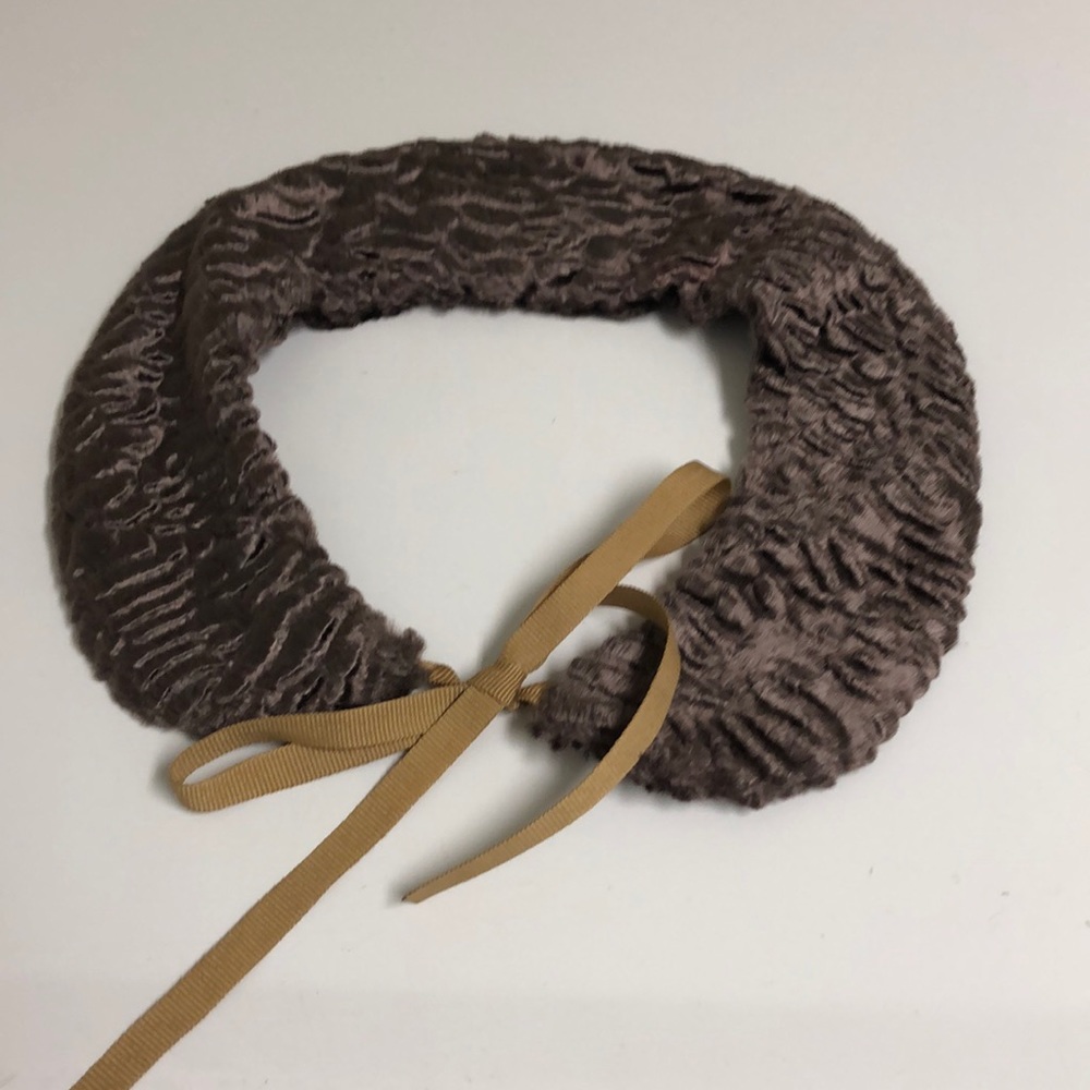 Special Day brown fur collar size 8
